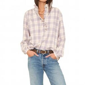 NEW XIRENA caspian long sleeve top in grey mist